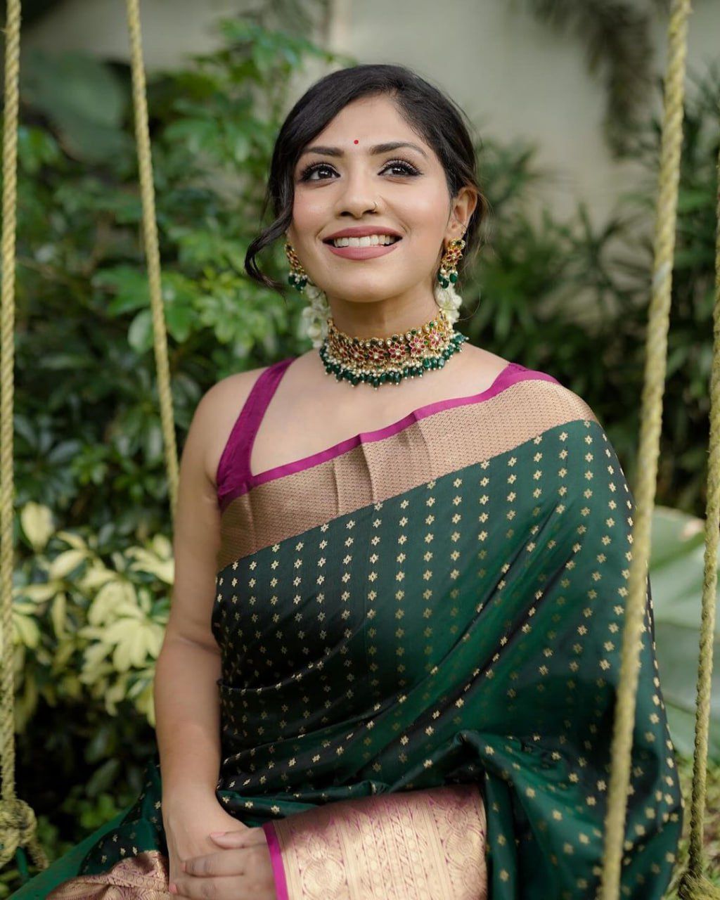 Green Saree