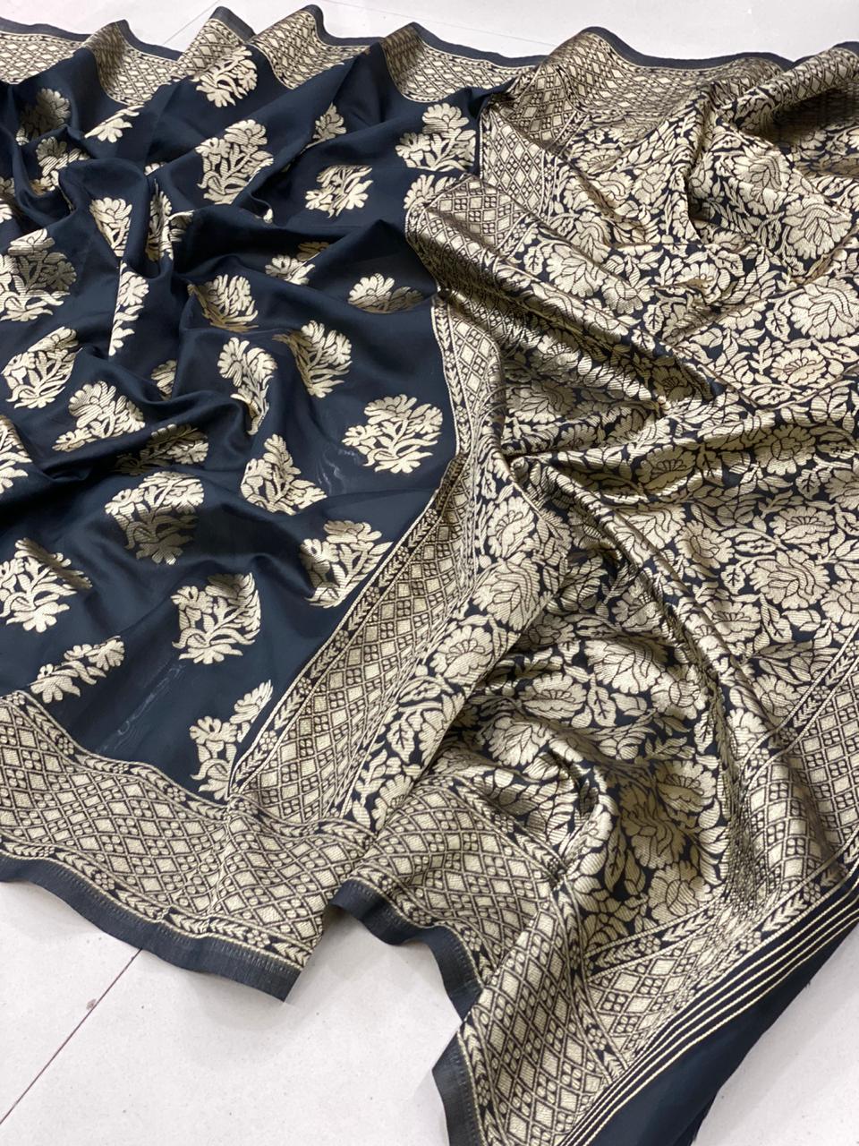Black Sarees