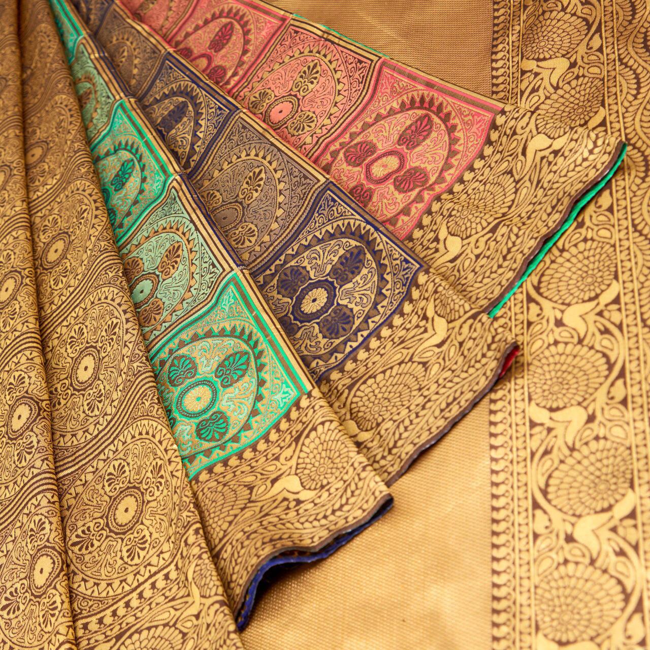 Golden Saree