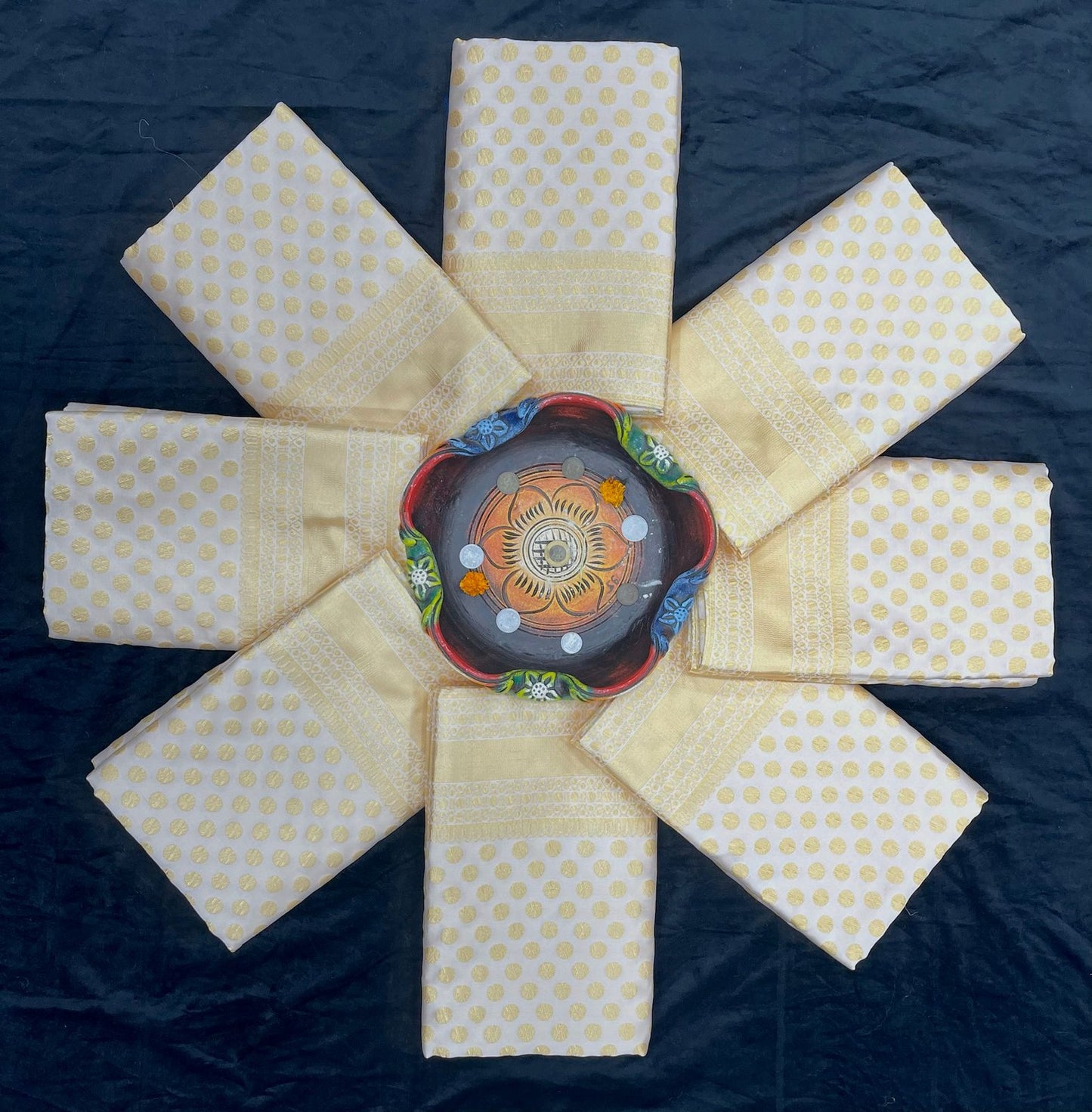 Luxurious Kanjivaram Silk Saree for Women - Elegant Beige and Red Sari with Blouse Piece - 5.5 Mtr Party Wear for Festivals and Weddings