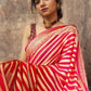 Vibrant Banarasi Silk Saree for Women - Stunning Red and Gold Sari with Blouse Piece - 5.5 Mtr Party Wear for Festivals and Weddings