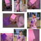 Delightful Light Pink and Purple Silk Saree for Women | Banarasi Kanjivaram Style Sari for Festive Celebrations & Weddings | Includes Designer Blouse Piece