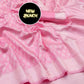Graceful Kanjivaram Silk Saree for Women - Chic Pink Sari with Blouse Piece - 5.5 Mtr Party Wear for Festivals and Weddings