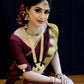 Elegant Maroon and Gold Silk Saree for Women | Traditional Indian Sari for Festive & Wedding Occasions | Includes Matching Blouse Piece